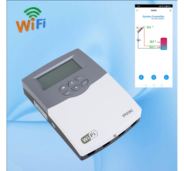SR208C Tuya WIFI Solar Water Heater Controller