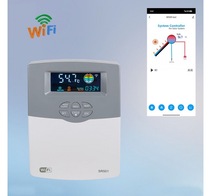 SR501 Tuya WIFI Solar Water Heater Controller
